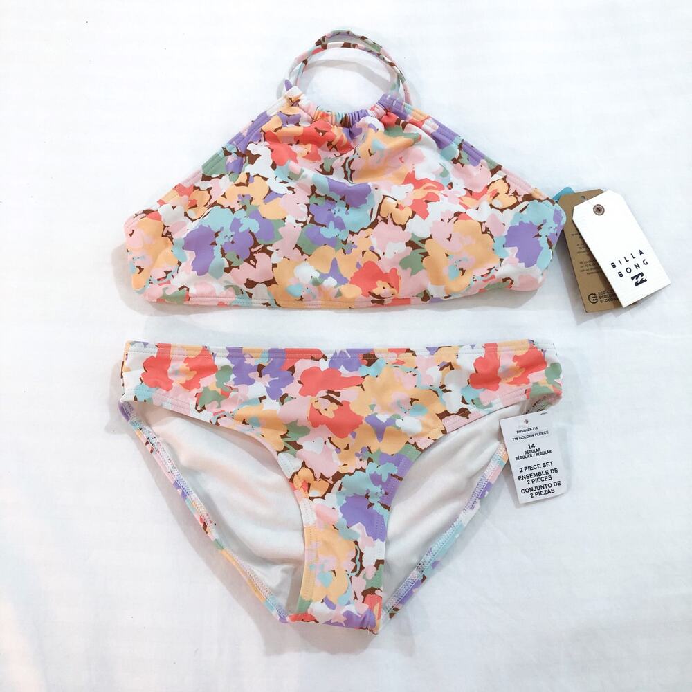 Billabong Girls Paradise Cove Golden Fleece Bikini Set - Picture 3 of 7